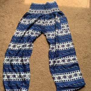 Bohemian Island harem pants